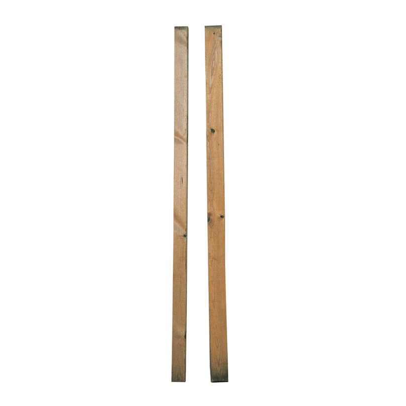 Poste cuadrado de madera de 300x7x7 cm