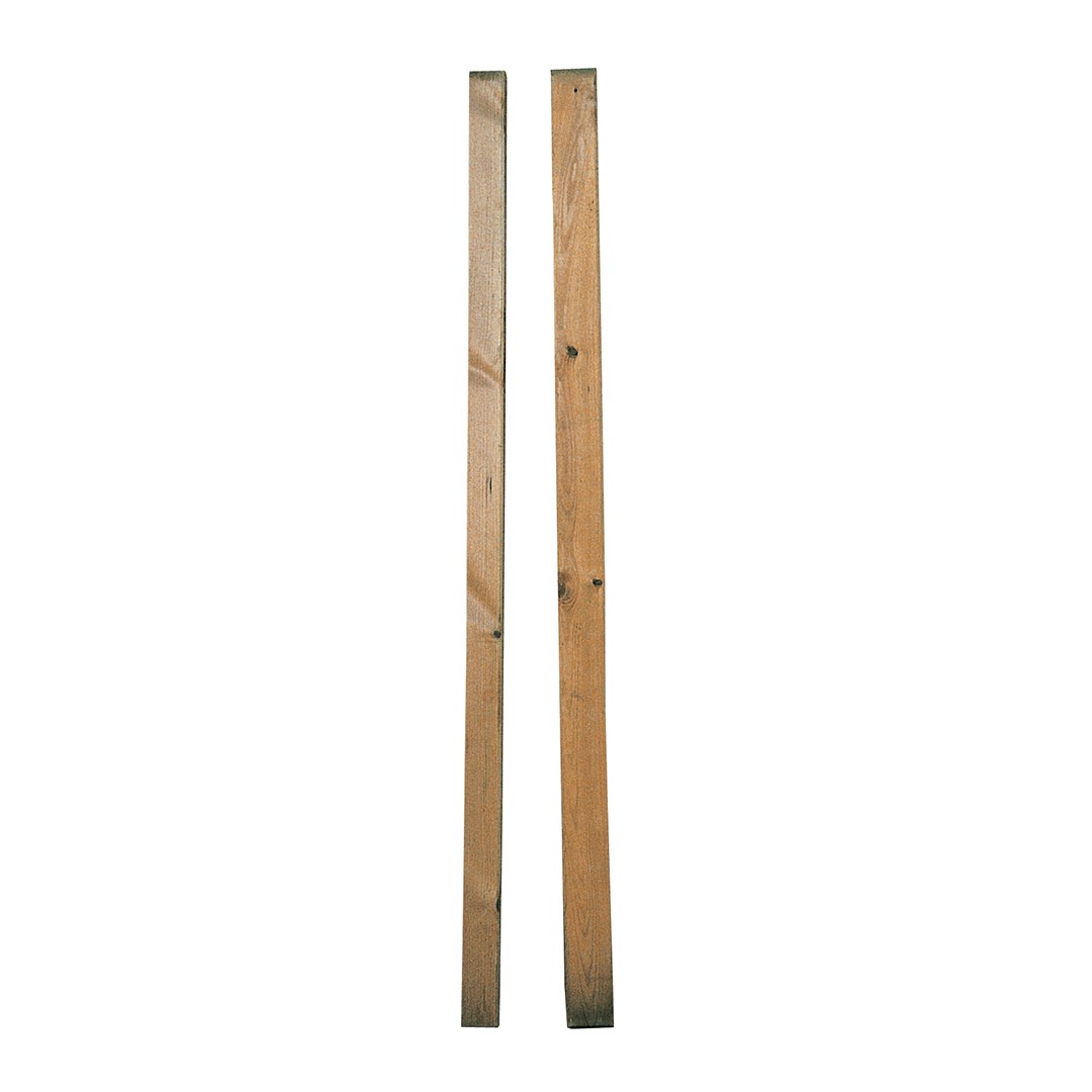 Poste cuadrado de madera 7 x 7 x 80 cm - Jardinería ALLGrass
