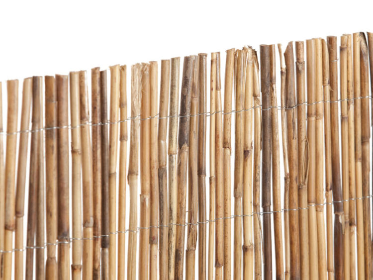 Cerramiento Natural Bambú Fino de ocultación, Caña de Bambú para  cerramiento de Jardín, Rollo: 2 x 5 metros