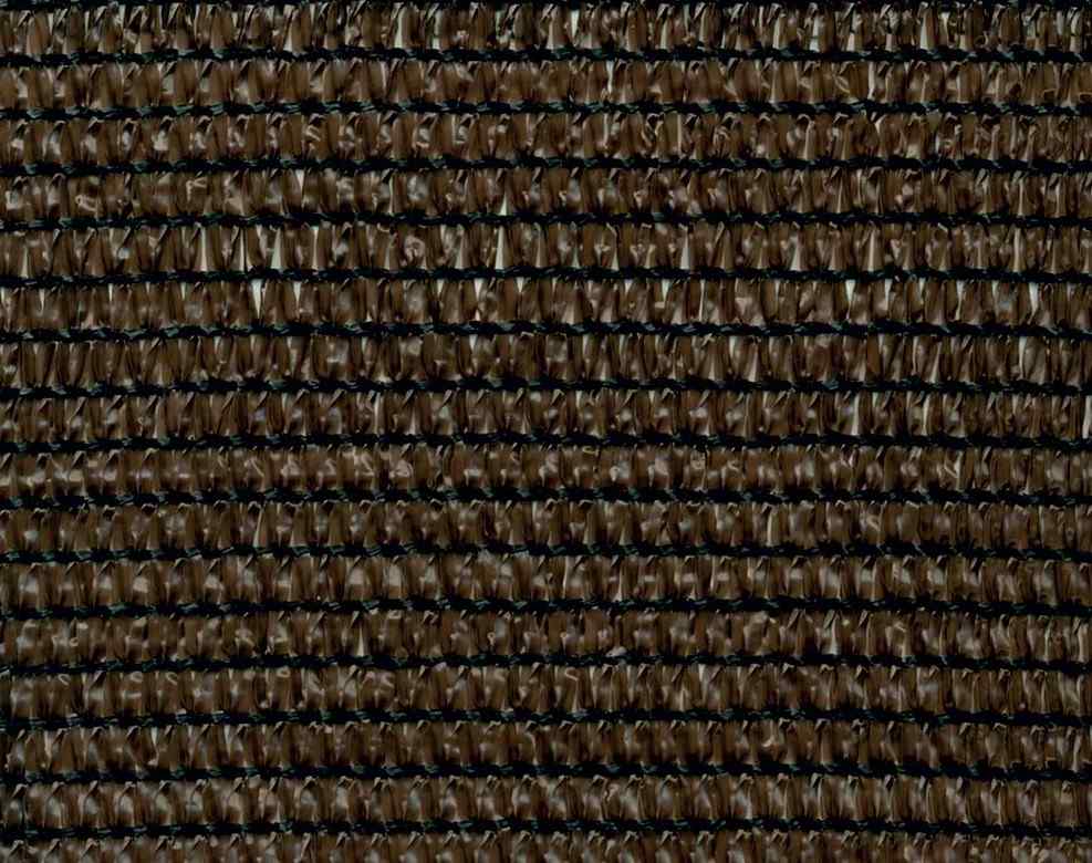 Maille d'ombrage cache-cache marron 120 gr./m2 - 1 x 5 m