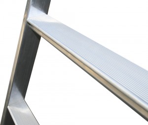 Escalera Aluminio Extensible Doble 13 X 2 3,92 - 6,72 Mt Extend. 150 Kg  aluminium Peso 8.8 Kg