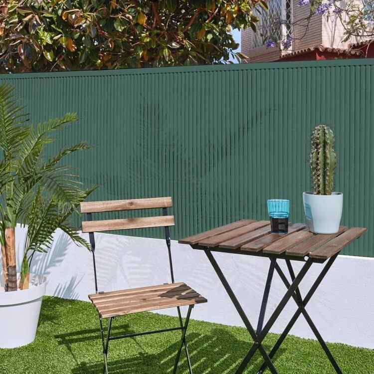 Perfil U Cañizo PVC Verde - Tienda Jardinería ALLGrass