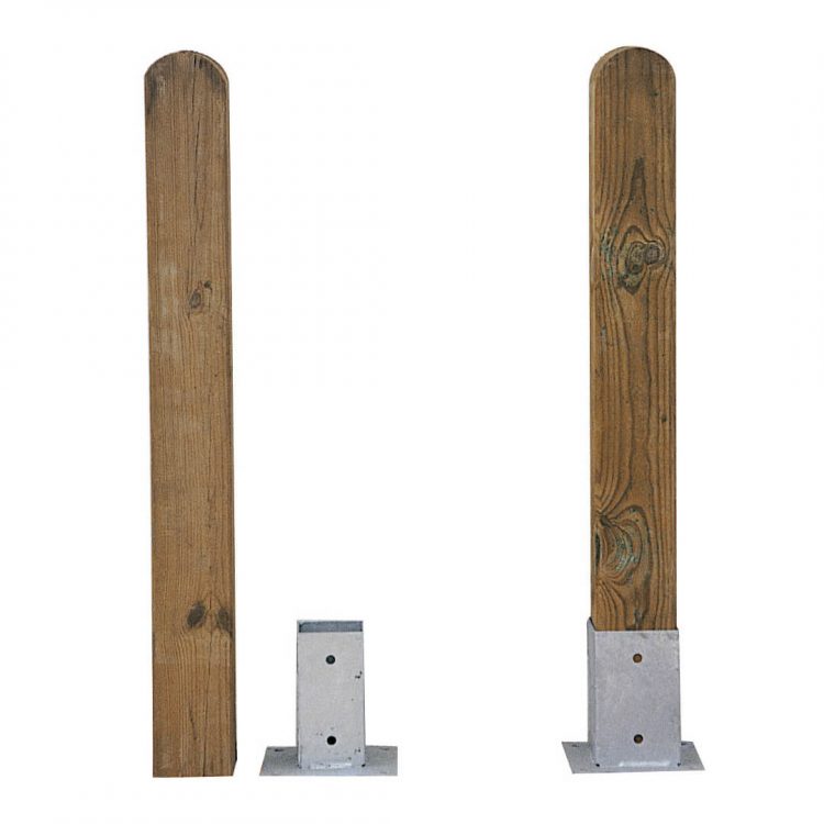 ⇒ Poste madera catral anclaje cuadrado 9x9x100cm ▷ Precio. ▷ Comprar con  los Mejores Precios. Ofertas online
