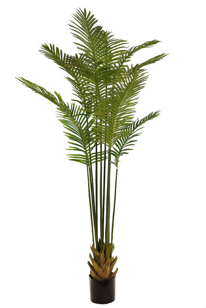 Planta Artificial Palmera Areca 4 Tallos 190cm - Compra Online