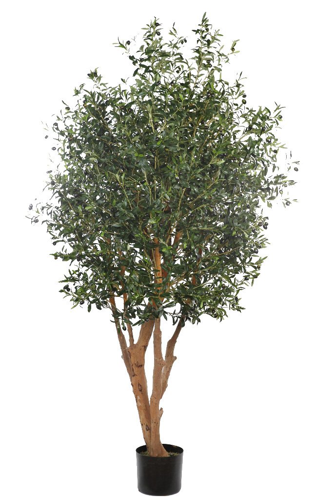 Árbol artificial Olivo de 250 cm de altura en maceta de 28 cm de ø