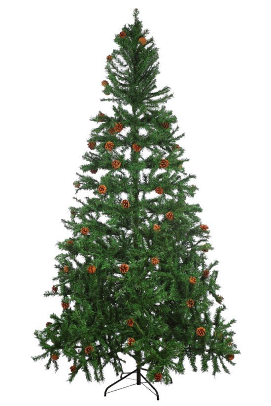 Árbol de Navidad Artificial con Piñas 230cm - Tienda Jardinería ALLGrass