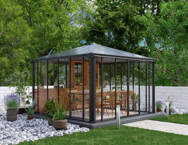 Disfruta de una pérgola de grandes dimensiones para tu jardín » Pergolas de  Aluminio